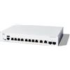 Cisco Catalyst 1300-8T-E-2G Managed Switch, 8 porte GE, alimentatore esterno, 2 porte combinate 1GE, protezione limitata a vita (C1300-8T-E-2G)