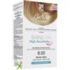 Bionike Shine On High Sensitivity Plus Biondo Chiaro 8.00 Rivelatore in Crema 75 ml + Crema Colorante 50 ml