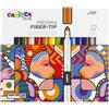 CARIOCA Pennarello Prisma - punta 3,7 mm - colori assortiti - Carioca Plus - conf. 12 pezzi (unità vendita 1 pz.)