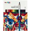 CARIOCA Matita colorata Color Pencil 4.0 - mina 4 mm - colori assortiti - Carioca Plus - conf. 18 pezzi (unità vendita 1 pz.)