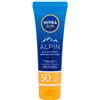 Nivea Sun Alpin Face Sunscreen SPF50 crema per la pelle per la protezione dai raggi uv e dal freddo 50 ml unisex