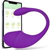 Generico APP 10 Modalità Vïbràtoreper Dónnà Telecomando Vibrátore Ṿiḇrátòri a Distanza Puntó G Squîrtïng Víbratôri Clidøridě Per Donna Vîbràtóre con Wireless Control Ṝeálistḭc Ṡextóys KIJT1002