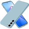 EASSGU Custodia per Samsung Galaxy S23+ / Samsung S23 Plus (6.6 Inches), Cover Morbida in Silicone TPU - Azzurro