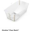 Stokke Vaschetta e Riduttore STOKKE® FLEXI BATH® Bundle con tappo termosensibile Sandy Beige