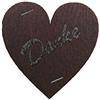 Petra's Bastel News 'Petra S News a-hef3960 - 29 Fai da 15 x Cuore simmetrico, 60 mm con, Grazie, inciso, Feltro/Bordeaux