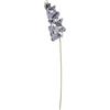 DRW Set di 6 rami di orchidismo in poliestere blu 1x100 cm