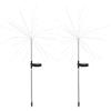 LUMI JARDIN 2 fari solari da piantare H97cm 2x FIREWORKS SPIKE
