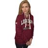 GWCC LE129ZMOW Felpa con cappuccio unisex Londra Inghilterra con zip marrone bianco sporco XS-4XL, Bordeaux, 4XL