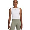 Under Armour Treno Senza Cuciture T-Shirt, Bianco, L Donna