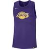 NIKE LOS ANGELES LAKERS COURTSIDE STRATING 5 Canotta Basket Uomo