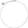 Chantecler / Et Voilà / collana catena corta con maglia rettangolare 39 - 42 cm / argento - 43009
