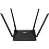 Asus Rt-AX53U Router Wireless Gigabit Ethernet Dual-Band 2.4 Ghz-5 Ghz Nero