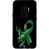 Liver Cancer Awareness Cancer Ribbons Custodia per Galaxy S9+ Fegato Cancro Consapevolezza Nastro Combattente Chemo Kelly Verde
