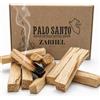 ZARHEL 8893 Palo Santo Purificazione, 10 Legnetti XL di Incenso Naturale, Bastoncini Incenso per Meditazione, 100% ecosostenibile dal Perù (10)