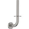 GROHE QuickFix Start, Portarotolo di ricambio metallo, fissaggio a parete nascosto, viti e tasselli inclusi, montaggio facile con GROHE QuickGlue, 232 mm, Super Steel, 41186DC0