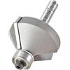 Trend Fresa a smusso con cuscinetto guida, 45 gradi, gambo 1/4 pollice, diametro di taglio 35,1 mm e lunghezza di taglio 12 mm, metallo duro (TCT), 46/360X1/4TC