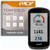 REY Pack 2X Pellicola salvaschermo per Garmin Edge 1030-1030 Plus - 1040, Vetro temperato, di qualità Premium
