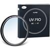 VILTROX Filtro UV MC da 49mm, MC Filtro di protezione UV 18 rivestimenti multistrato UHD, rivestimento nano, filtro UV ultra sottile resistente ai graffi per obiettivo fotocamera da 49mm