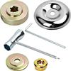 PTJJXA 6 Pezzi Lama Dado Fissaggio Kit, Kit Adattatore Tosaerba, Kit di Fissaggio Decespugliatore, Metallo Scatola del Cambio Lama per Sostituzione Tagliaerba Trimmer Macchina Diserbo da Giardino