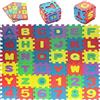 Trimming Shop 36PCS Eva Morbida Cassaforte di Schiuma Tappeto Gioco Imparare Alfabeto Numero Puzzle per Neonati Bambini Ragazzi UK da Trimmingshop - Large
