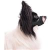PEUTIER Museruola per Cani Muso Corto, Museruola per Cani di Piccola e Media Taglia, Anti Morso Museruola per Animali Domestici Chihuahua Hiromi Shih Tzu, Circonferenza del Muso 14-17,8cm