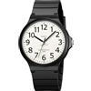 findtime Orologio da polso unisex analogico al quarzo, da uomo, minimalista, da donna, 5 ATM, impermeabile, semplice, classico, da uomo, donna, adolescente, sportivo, Bianco con numeri, Bracciale