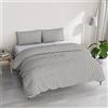 Italian Bed Linen ATHENA Parure copripiumino Made in Italy, Matrimoniale RITA TORTORA