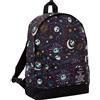Disney The Nightmare Before Christmas, zaino per bambini e adulti, grande capacità, con Jack Skellington College School Bag, Nero , Taglia unica