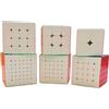 Oostifun Gobus MoYu MoFangJiaoShi Speed Cube 2x2 3x3 4x4 5x5 6x6 7x7 Set cubi puzzle cubo magico, confezione da 6 set regalo puzzle cubi collezione (Stickerless)