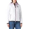 Blauer Giubbini Corti Imbottito Ovatta Giacchetto, 100 Bianco Ottico, M Donna