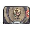 Gattinoni Portafoglio donna Gattinoni Planetarium Medio Classico Nero Wallet Portafoglio con zip e bottone Portamonete Portacarte di credito