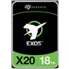 Seagate Exos X20 ST18000NM003D - Disco Rigido - 18 TB - Interno - SATA 6Gb/S -