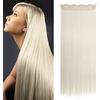 SEGO Extension Clip Capelli Lisci Fascia Unica 65cm Hair Extensions Sintetiche Lisce 120g - #Biondo Chiaro