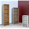 NBrand Libreria Verticale a Colonna in legno 4 Ripiani 40x29x89h cm colore Rovere Nordik - Ready