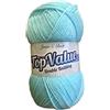 James C. Brett James Brett Top Value DK - Gomitolo di lana doppio, 100% acrilico, 1 gomitolo da 100 g (blu acqua - 8460)