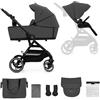 kk Kinderkraft Passeggino 2 In1 Yoxi Moonlight Grey Kinderkraft