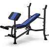 WINNOW Panca pesi regolabile con estensione delle gambe e Preacher Curl Panca per allenamento a casa Palestra per sollevamento pesi Panca per allenamento completo