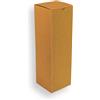 Weboxes Scatola porta bottiglia singola 10,5 x 10,5 x 41,5 cm. Confezione da 20 pezzi