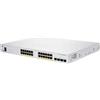 Cisco CBS250-24P-4G-UK switch di rete Gestito L2/L3 Gigabit Ethernet (10/100/1000) Supporto Power over (PoE) Argento [CBS250-24P-4G-UK]