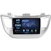MISONDA Autoradio 6G+128G per Hyundai Tucson 3/IX35 2014-2018 Android 12 Supporto Navigazione GPS Carplay Android Auto Bluetooth MirrorLink WiFi Touchscreen IPS da 9 pollici