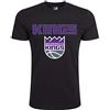 New Era adidas Sacramento Kings - Maglietta da Uomo, Uomo, 11546138, Nero, XL