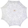 Vacchetti Ombrello Pizzo Traforato Bianco d80x67 cm di Vacchetti