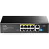 Cudy FS1010P Switch 10 porte RJ45 Fast Ethernet, di cui 8 IEEE802.3af/at PoE - Cudy