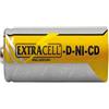 EXTRACELL Batteria ricaricabile Ni-Cd torcia D 1,2V 5000mAh 5Ah 33 x 61 mm