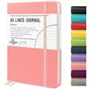 STATIONERY ISLAND Taccuino a Righe A5, Diario a Righe con Copertina Rigida con Carta Spessa Premium da 120 gsm, Taccuino a Righe con Copertina Rigida da 180 Pagine per Studiare, Pianificare, Diario
