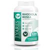 Tyares Rhodiola Rosea Forte Altamente Dosata, con Ashwagandha, Integratore Vegano, No Glutine, Made in Italy, per Gestione Ansia e Stress, Miglioramento Umore, Concentrazione e Stanchezza, 120 Capsule