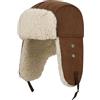 Clakllie Cappelli Aviatore Invernale Cappelli Ushanka Russo da Uomo Donna, Cappello da Trooper Trapper Cappelli Invernali Caldi Trapper Bomber con Paraorecchie per Sci attività Sportive All'aperto