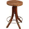 Sgabello in Faggio Antico Epoca Liberty Italia XIX-XX Secolo