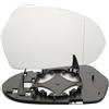 KASturrboo KASturbo Specchietto laterale destro riscaldato asferico con piastra di supporto per Audi A6 4G 2011 2012 2013 2014 2015 2016 2017 2018 OEM: 4G0857536 4G0857536B