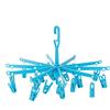 HANGERWORLD Stendibiancheria in Plastica con 20 Mollette Salvaspazio per Calzini e Biancheria Intima